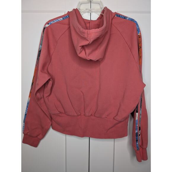 Adidas Men's Hooded Sweatshirt Medium Pink - Picture 3 of 5